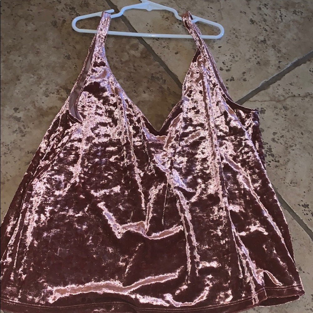 Velvet tank top